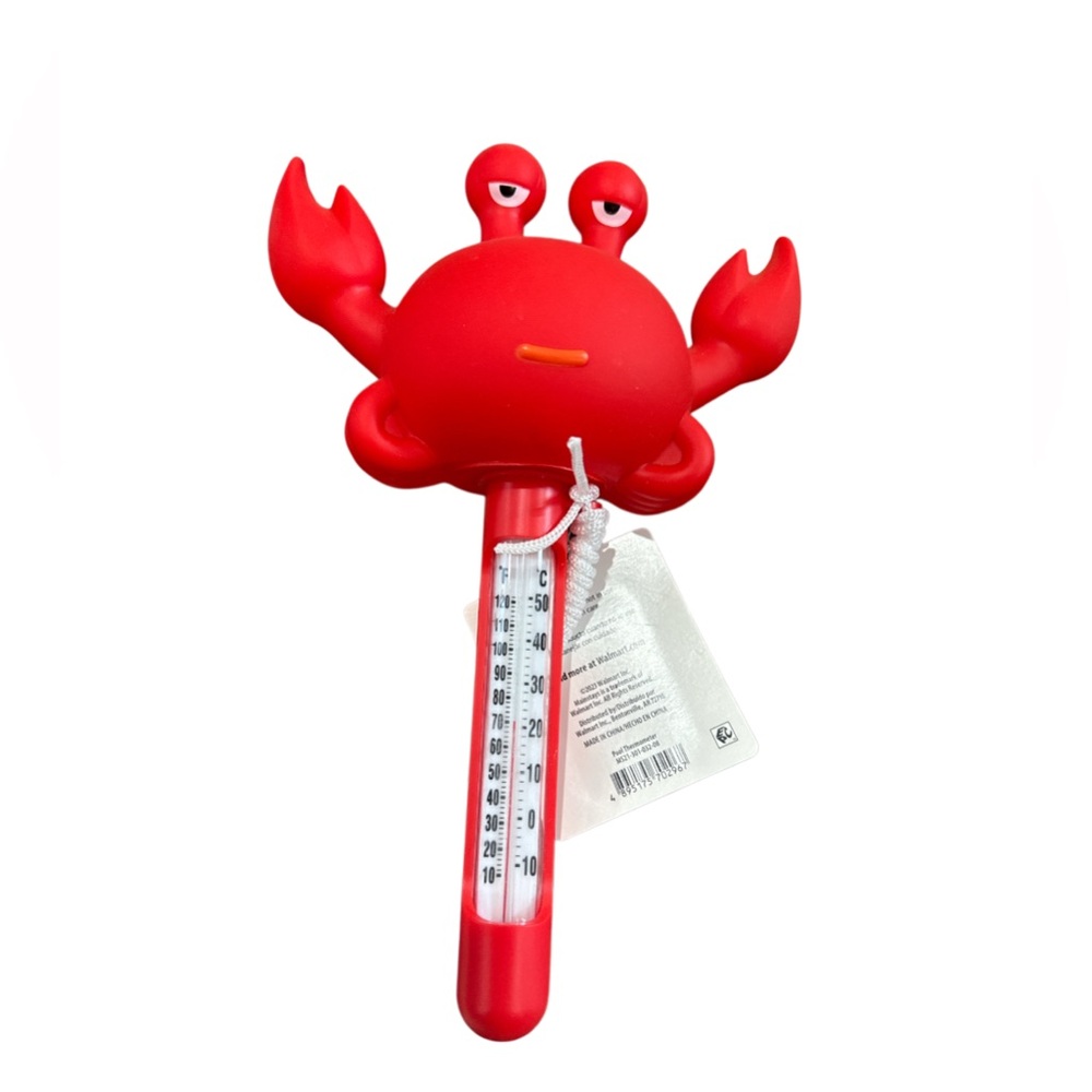 NWT Mainstay Pool Thermometer Red Crab